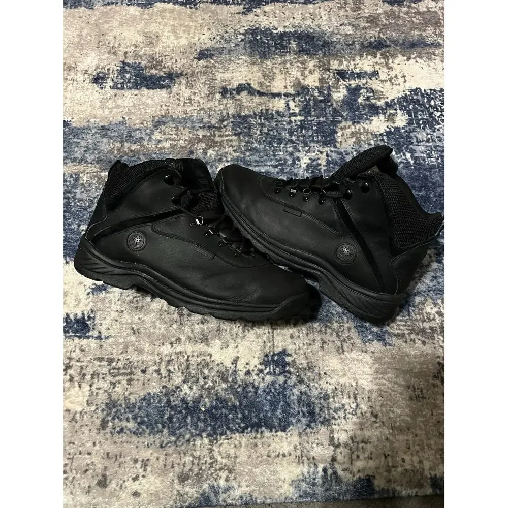 Size 14- Mens Timberland Boots Ledge Mid Waterproof Leather Trail-Hiker